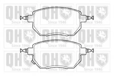 Комплект тормозных колодок, дисковый тормоз QUINTON HAZELL купить