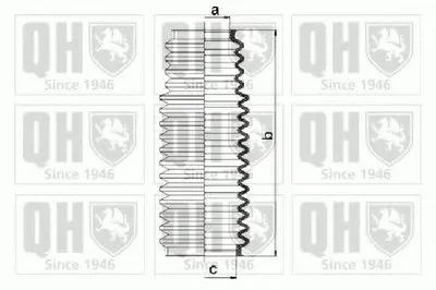 Комплект пылника, рулевое управление QUINTON HAZELL купить