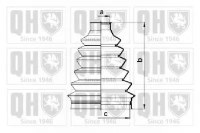 Комплект пылника, приводной вал QUINTON HAZELL купить