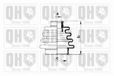 Комплект пылника, приводной вал QUINTON HAZELL купить