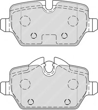 Комплект тормозных колодок, дисковый тормоз PREMIER FERODO купить