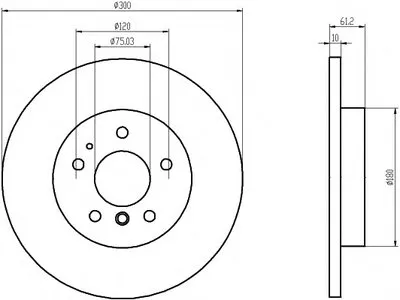 Тормозной диск MINTEX купить