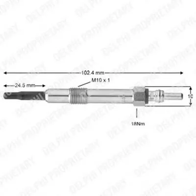 Свеча накаливания DELPHI купить