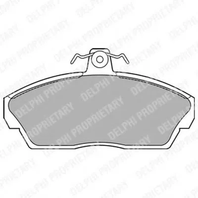 Комплект тормозных колодок, дисковый тормоз DELPHI купить