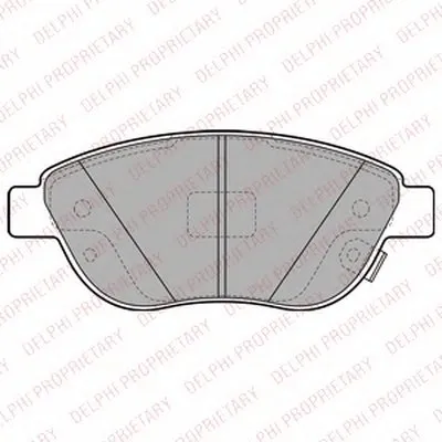 Комплект тормозных колодок, дисковый тормоз DELPHI купить