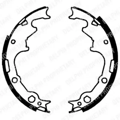 Комплект тормозных колодок DELPHI купить