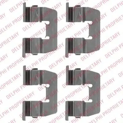 Комплектующие, колодки дискового тормоза DELPHI купить