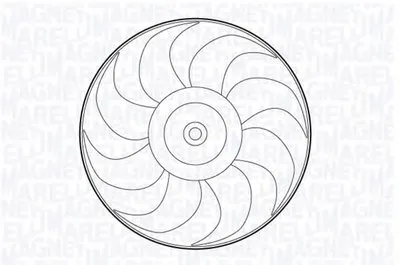 Вентилятор, охлаждение двигателя MAGNETI MARELLI купить