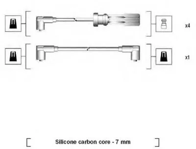 Комплект проводов зажигания MAGNETI MARELLI купить
