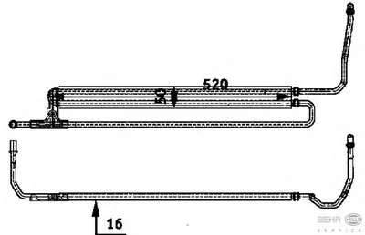 Масляный радиатор, рулевое управление BEHR HELLA SERVICE купить