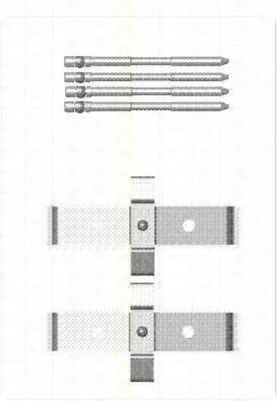 Комплектующие, колодки дискового тормоза TRISCAN купить