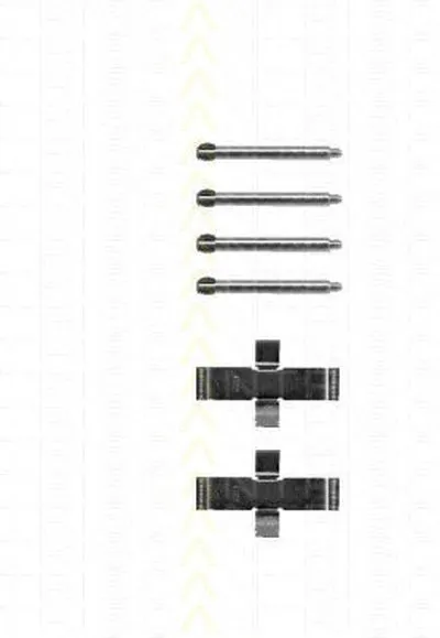 Комплектующие, колодки дискового тормоза TRISCAN купить