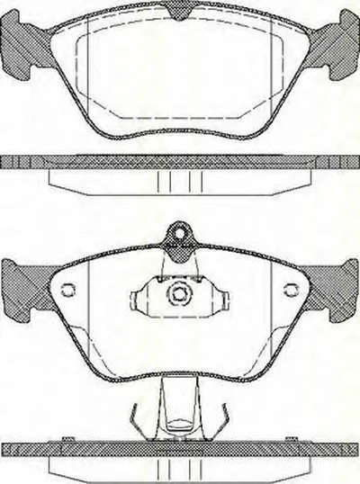 Комплект тормозных колодок, дисковый тормоз TRISCAN купить