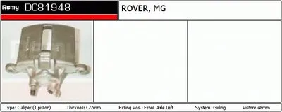 Тормозной суппорт Remanufactured REMY (Multiline) DELCO REMY купить