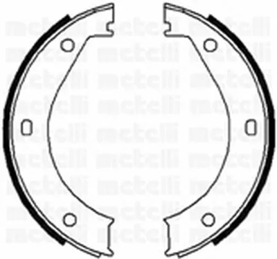 Комплект тормозных колодок, стояночная тормозная система METELLI купить