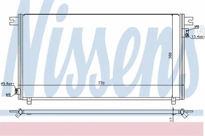 Конденсатор, кондиционер NISSENS купить