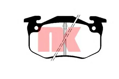 Комплект тормозных колодок, дисковый тормоз NK купить