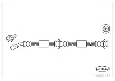 Тормозной шланг CORTECO купить