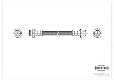 Тормозной шланг CORTECO купить