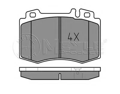 Комплект тормозных колодок, дисковый тормоз MEYLE купить