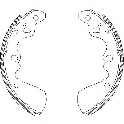 Комплект тормозных колодок REMSA купить