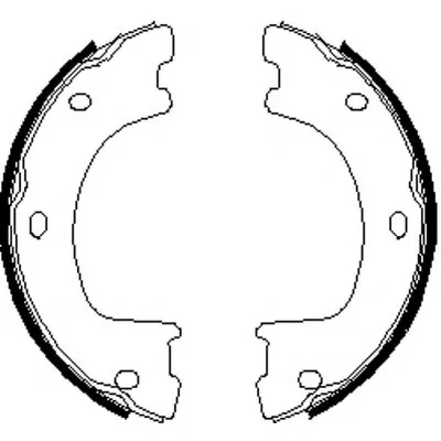 Комплект тормозных колодок, стояночная тормозная система REMSA купить
