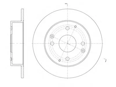 Тормозной диск REMSA купить