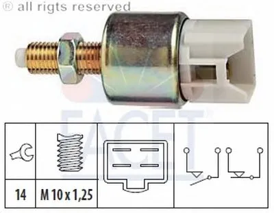 Выключатель фонаря сигнала торможения FACET купить