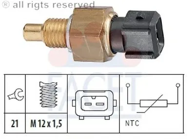 Датчик, температура охлаждающей жидкости; Датчик, температура охлаждающей жидкости; Датчик, температура охлаждающей жидкости FACET купить