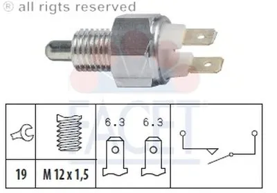 Выключатель, фара заднего хода FACET купить