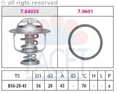 Термостат, охлаждающая жидкость FACET купить