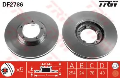 Тормозной диск TRW купить