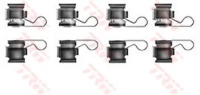 Комплектующие, колодки дискового тормоза TRW купить