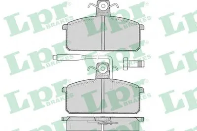 Комплект тормозных колодок, дисковый тормоз LPR купить