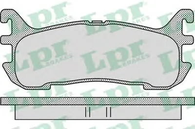 Комплект тормозных колодок, дисковый тормоз LPR купить