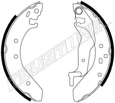 Комплект тормозных колодок TRUSTING купить