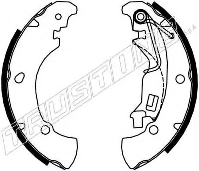 Комплект тормозных колодок TRUSTING купить