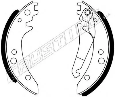 Комплект тормозных колодок TRUSTING купить