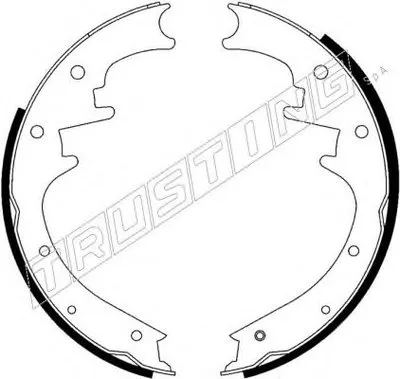 Комплект тормозных колодок TRUSTING купить