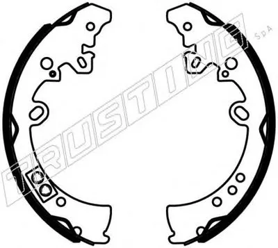 Комплект тормозных колодок TRUSTING купить