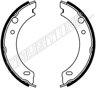 Комплект тормозных колодок, стояночная тормозная система TRUSTING купить