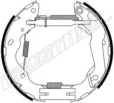 Комплект тормозных колодок FAST KIT TRUSTING купить