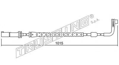 Сигнализатор, износ тормозных колодок TRUSTING купить