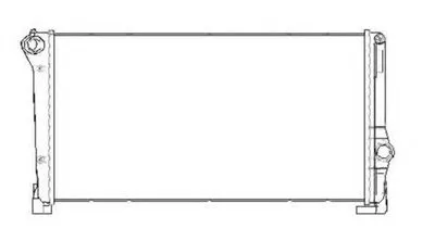 Радиатор, охлаждение двигателя NRF купить