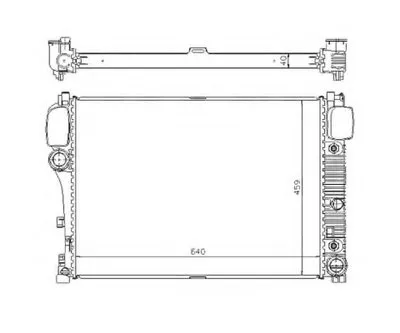 Радиатор, охлаждение двигателя NRF купить