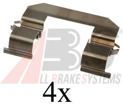 Комплектующие, колодки дискового тормоза A.B.S. купить