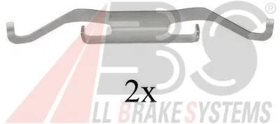 Комплектующие, колодки дискового тормоза A.B.S. купить