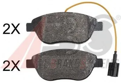 Комплект тормозных колодок, дисковый тормоз A.B.S. купить