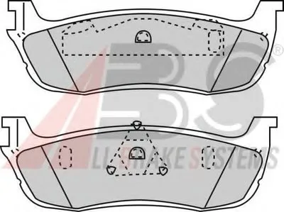 Комплект тормозных колодок, дисковый тормоз A.B.S. купить