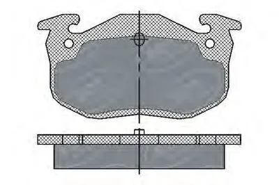 Комплект тормозных колодок, дисковый тормоз SCT Germany купить